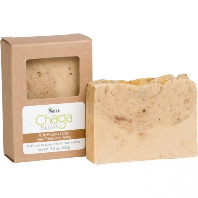 ALL-NATURAL hand crafted chaga soap